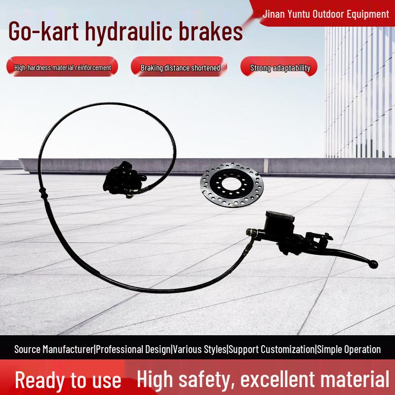Four-Wheel Go-Kart Rear Hydraulic Disc Brake & Handbrake Kit Contact Customer Service