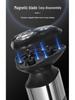 Men's 3-in-1 Electric Shaver with Digital Display, Water-Washable 3D Floating Cutter for Beard