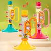 Baby Educational Fun Trumpet Toy Children's Whistle Musical Instrument Exercise Speech Development Toy Birthday Gift