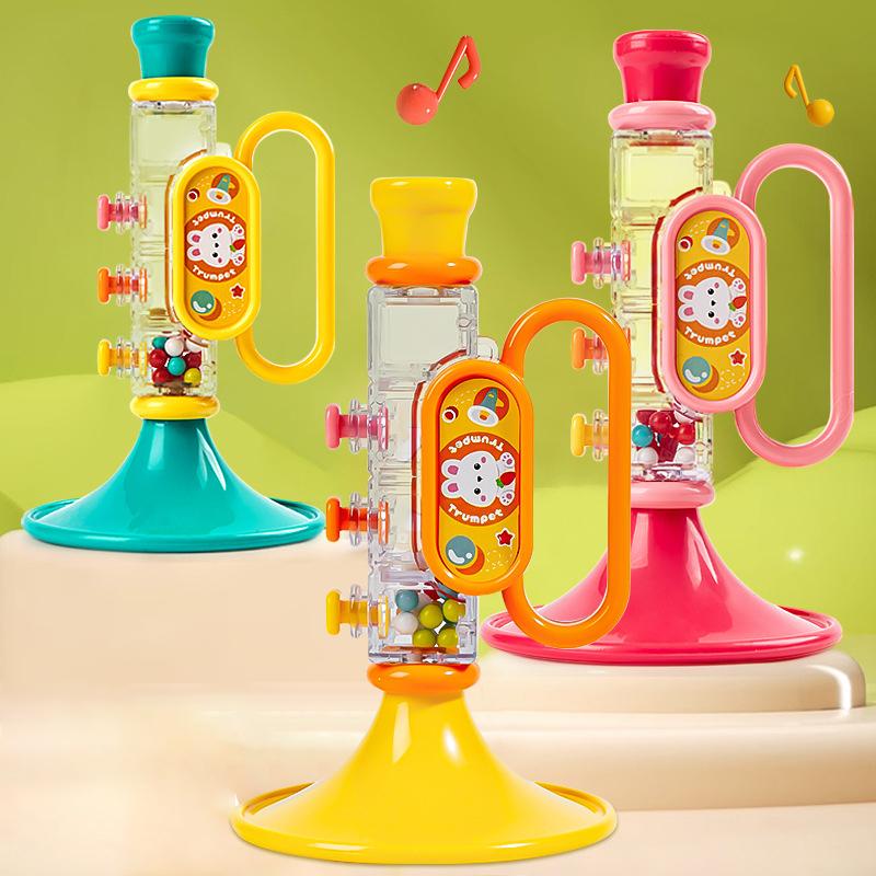 Baby Educational Fun Trumpet Toy Children's Whistle Musical Instrument Exercise Speech Development Toy Birthday Gift