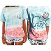 Trendy Kids Cotton T-shirt For Summer 2024 Stylish Tie Dye Design For Boys And Girls