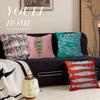 Colorful Sardine Lobster Crab Fish Ocean Pillow Cushion Cover Pillowcase Living Room Sofa Home Decor Customized