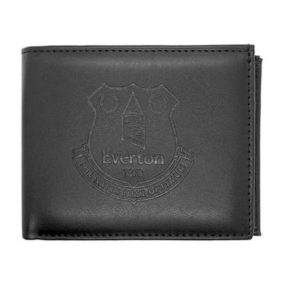 Crest Faux Leather Football Wallet