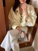 Limon Lemon Green Tea Loose Shirt - Women’s Spring 2026 High-End Long Sleeve Top