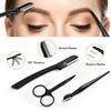 3/4/5/11/12pcs Eyebrow Trimmer Set Scissors Tweezers Eyebrow Razor Scraping Eyebrow Comb Razor Eyebrow Clip Makeup Tools