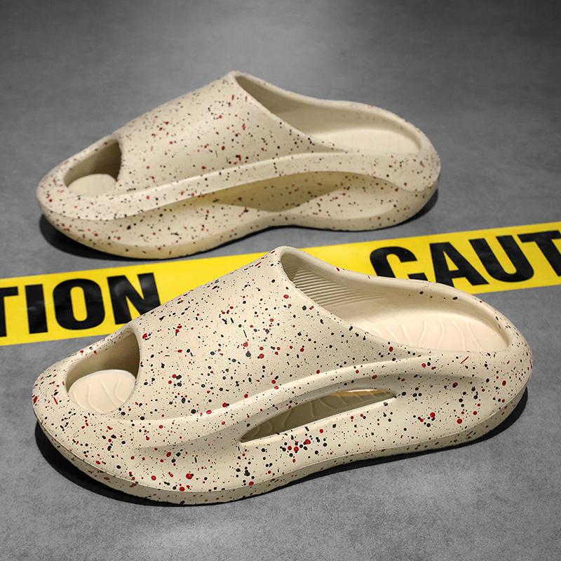 

Модные мужские тапочки PARZIVAL с толстой подошвой, пляжные нескользящие сандалии, летние шлепанцы, пляжная обувь, мужские тапочки, резиновые шлепанцы для душа «рыба» 46-47 хаки