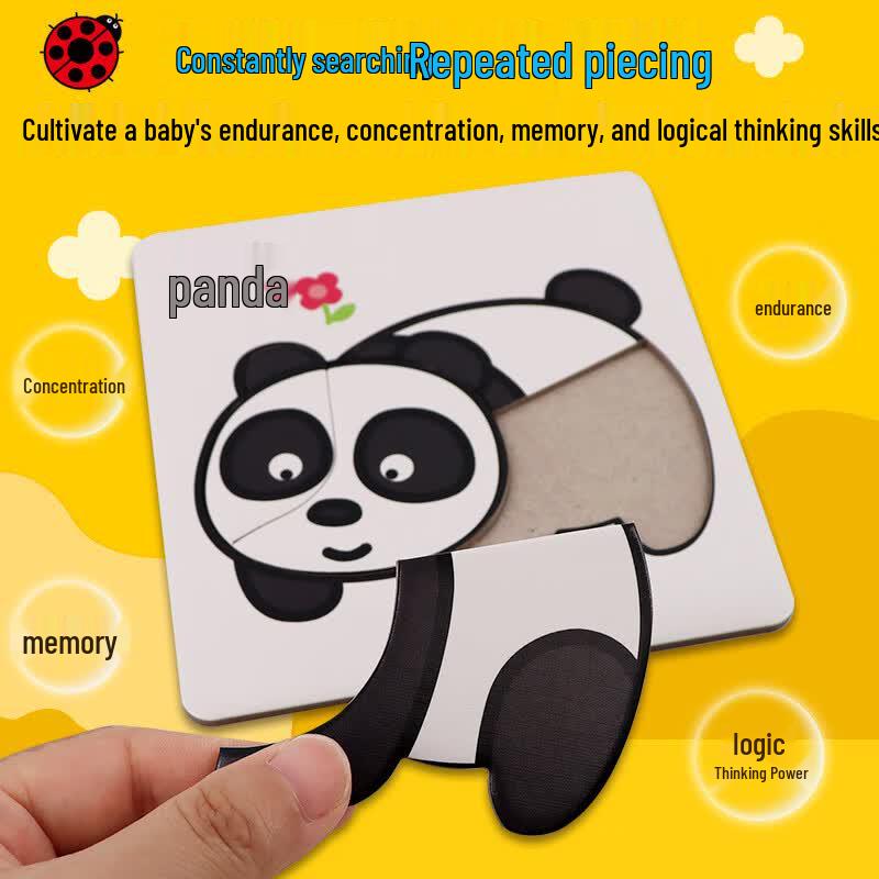 BANGSON Baby Jigsaw Puzzle with Base Plate