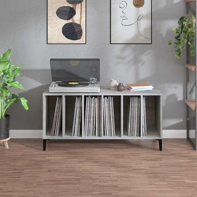 Record Cabinet Gray Sonoma 100 X 38 X 48 Cm Particleboard