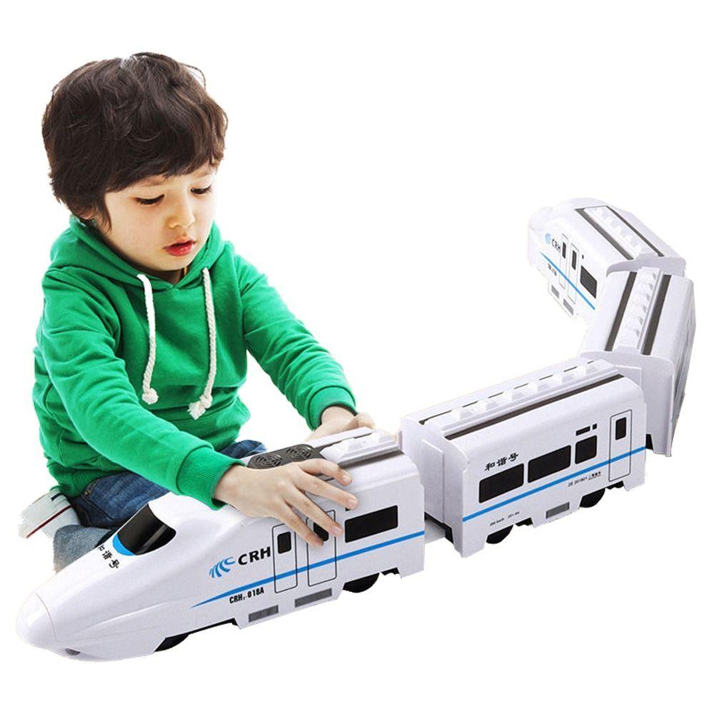 Electronic Components Simulation Harmony Rail-car High-speed Railway Train Toys  Educational Toy