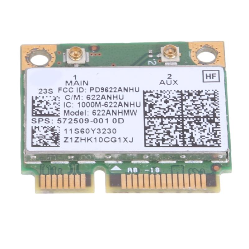 6200 622ANHMW 300Mbps 2.4G/5Ghz WiFi Card MINI PCIE 572509-001 60Y3231 for Thinkpad T410 T410i T510 T510i W510 T410s