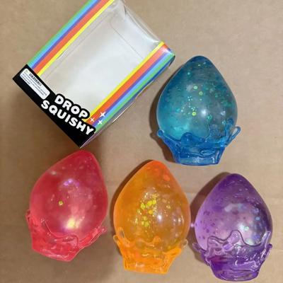 Needoh Forma Goccia d'Acqua Conferma Sollievo dallo Stress Spremibile Rimbalzo Lento Ragazzo Ragazza Sorpresa Giocattoli Playset Kawaii Regalo