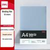 Deli A4 Transparente Bindemappen CN-Stecker (Adapter enthalten)