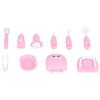 Children's Doctor Toy Set Simulation Dentist Play House Role Playing Medicine Box Stethoscope Children's Toy Set(Pink )