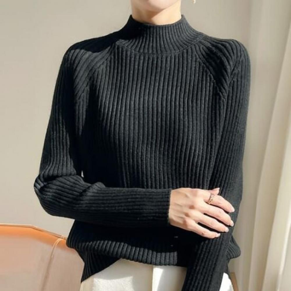 Navava Turtleneck Long Sleeve Knit Top Nk2736