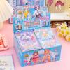 Fashion Doll Dress-Up Sticker Book for Girls DIY Paper Craft with Reusable Stickers Creative Activity Toy for Kids Cute Handmade