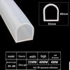 D-Shaped Silicone Sealing Strip: High-Temperature, Water-Retaining, Self-Adhesive, Anti-Collision, Shock-Absorbing for Doors & Windows