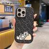 Phone case: 2D flat design suitable for iPhone 18 17 16 15 14 13 Pro protective case, couple style, gray tabby cat, Christmas and Halloween gifts