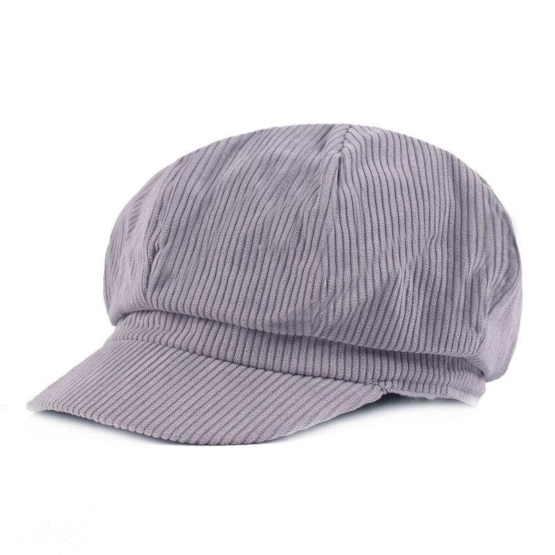 Beret Women's Octagonal Cap Spring and Autumn Painter's Cap Travel Newspaper Boy Cap Duck Tongue Hat Men and Women Hat