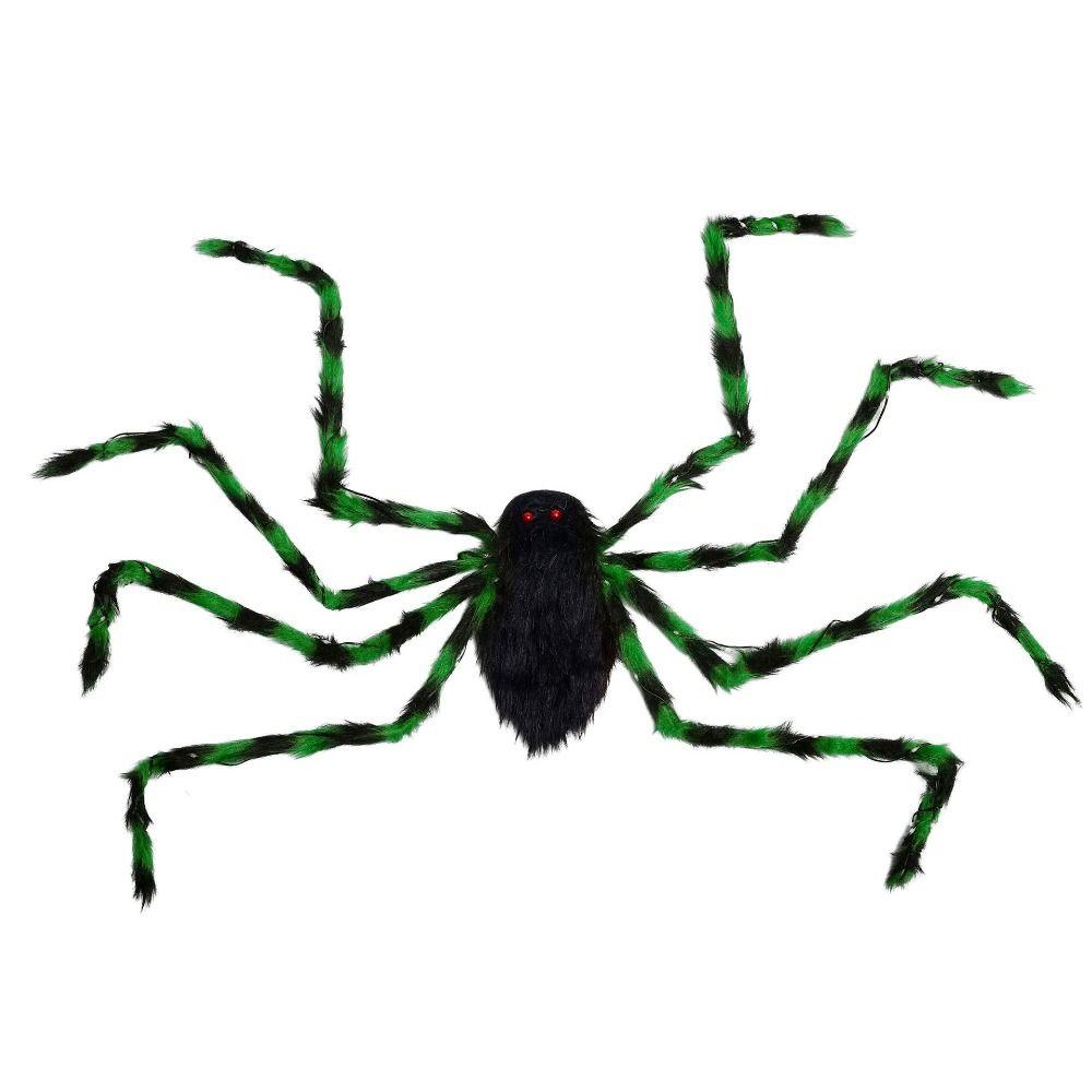 LED Halloween Spider Backpack Stuffed Animal Plush Spider Bag Big Spider Decoration  Puppy Pet