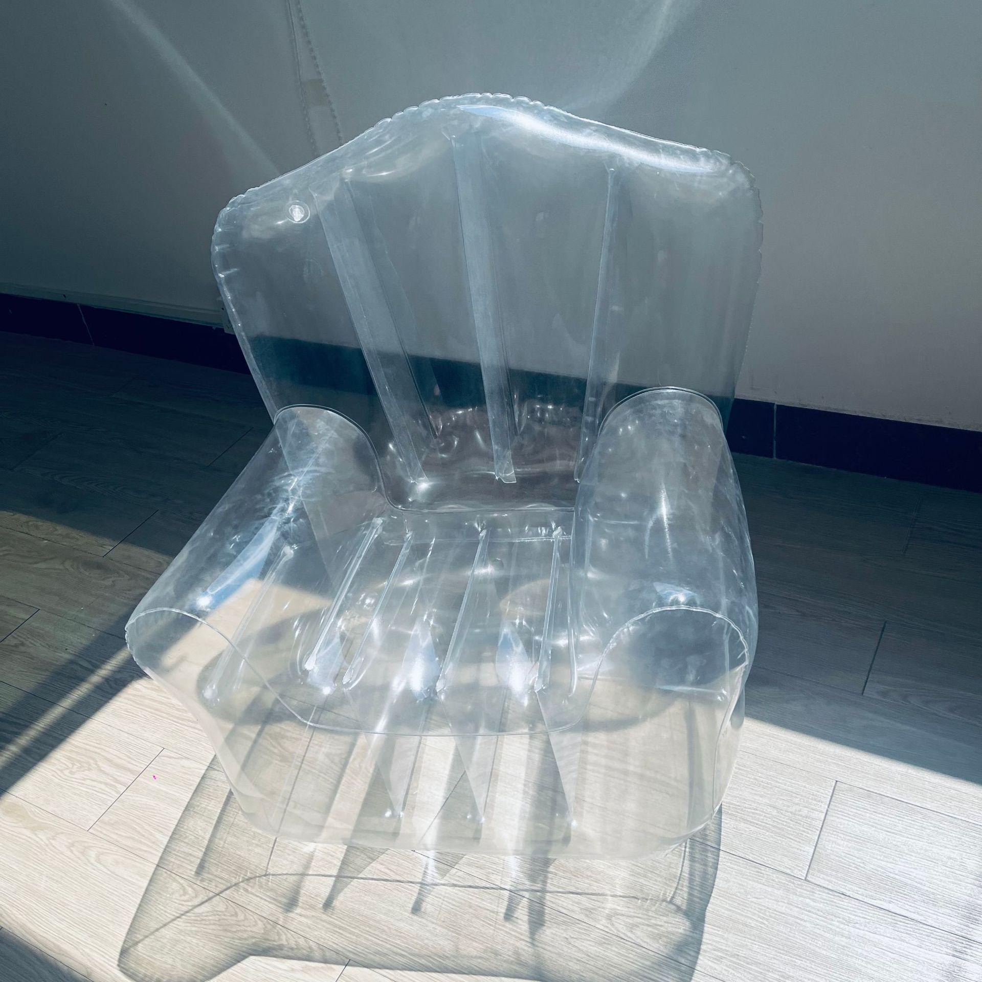 

Надувной прозрачный ПВХ диван для хранения кукол 80*76*65cm