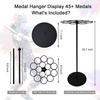 360° Rotating Medal Hangers Display Tabletop Organizer Easy Installation Practical Sports Award