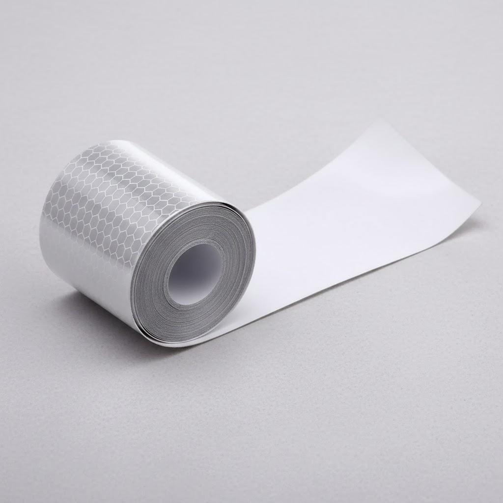 

Safety Mark Reflective Car Styling Tape 5cmx3m Self Adhesive Warning Motorcycle Reflective Film белый
