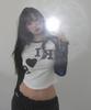 Kimseupeulesikoteunmakes Messi Kiss Raglan Long Sleeve T-Shirt Charcoal (White)