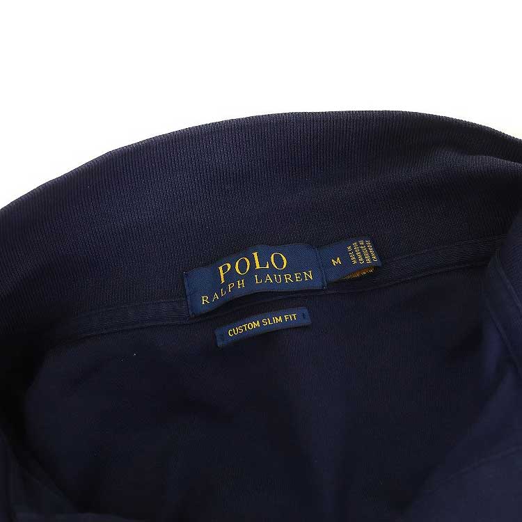 Polo Ralph Lauren Solid Color Logo Embroidered Casual Short Sleeve Polo Shirt Men Tops Dark-Blue 710705571-001