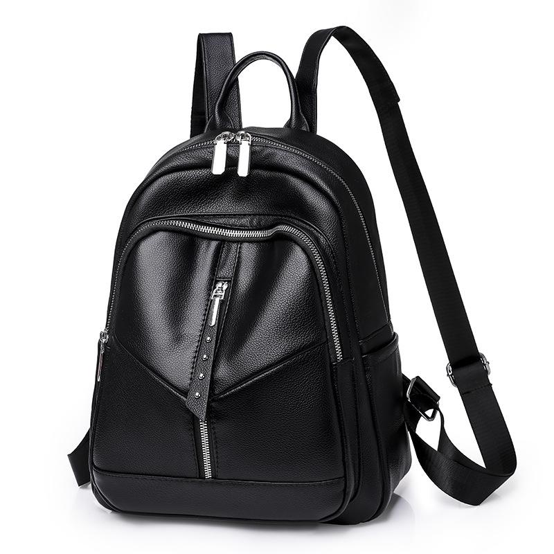 Backpack for Women, New Trend, European and American Fashion, Leather Women s Backpack, Middle-aged Mother Backpack