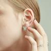Classic Opal Silver Earrings