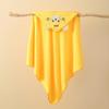 Newborn Coral Fleece Hooded Swaddle & Quick-Dry Bath Towel