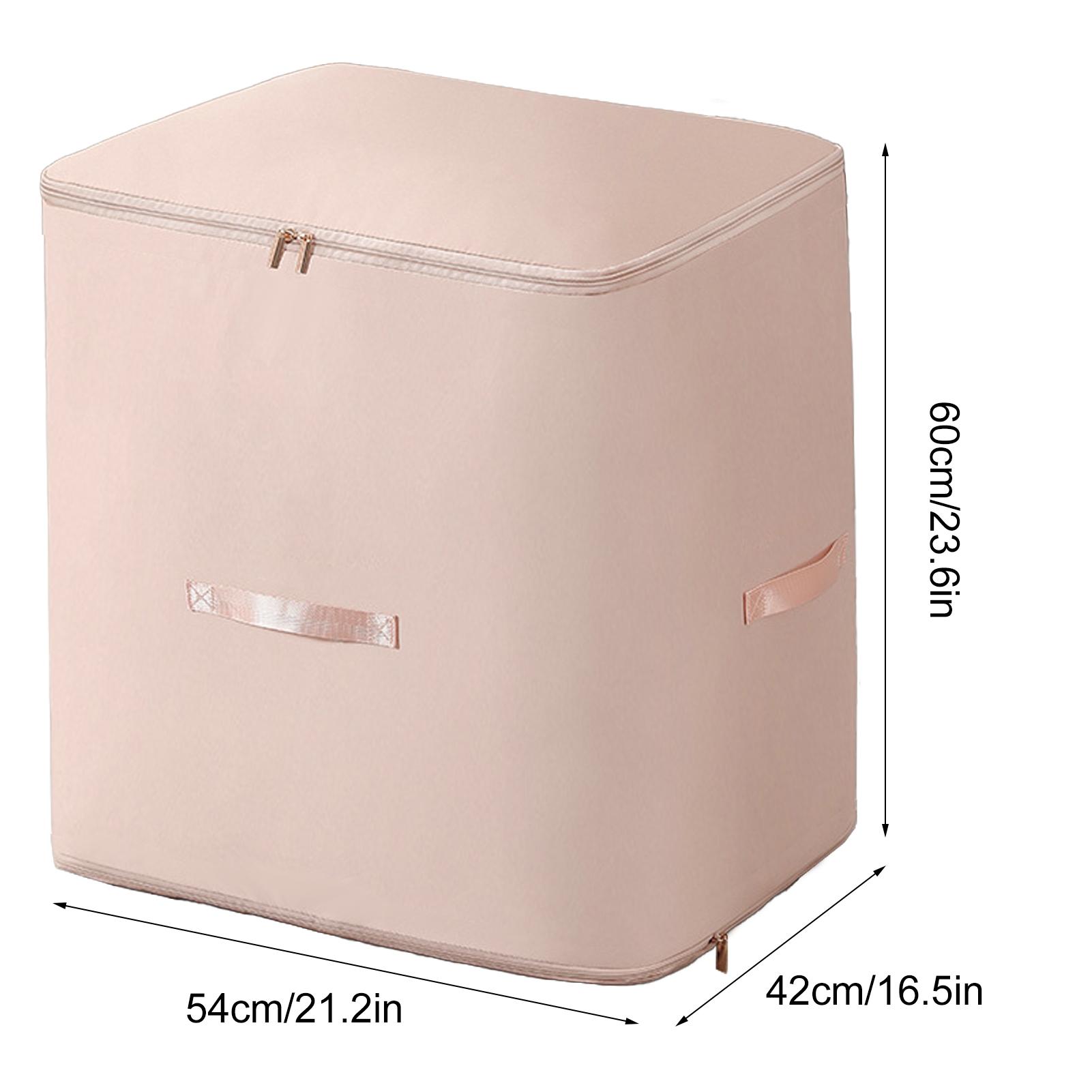 

Quilt Compression Storage Bag Large Capacity Portable Dustproof Moisture Resistant Clothing Organiser Bag F розовый