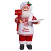 12" Figurka Santa Clause Vánoční Stojící Panenka Santa Clause s Dárky pro Sváteční Domácí Kancelář Stolní Dekorace