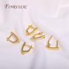 Handmade Earring Making Supplies,Brass Metal 18K Real Gold Plated Earwires Earring Fasteners Hooks For DIY Earring Accessories