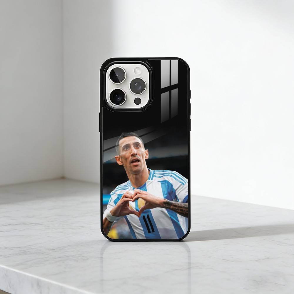 A-Angel Di M-Maria Football Star Phone Case For iPhone17,16,15,14,13 Plus,Pro Max Magnetic For Magsafe Wireless Charging