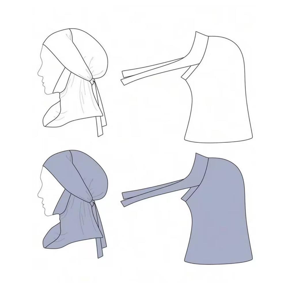 Newest Muslim Women Instant Hijab With Bandage
