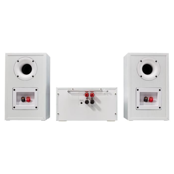 Mini Hi-Fi System - MEDION - Internet Radio DAB/FM - CD Player - 2x15W RMS - White