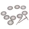 10Pcs Diamond Cutting Wheel Saw Blades Cut Off Discs Set For Rotary Tool