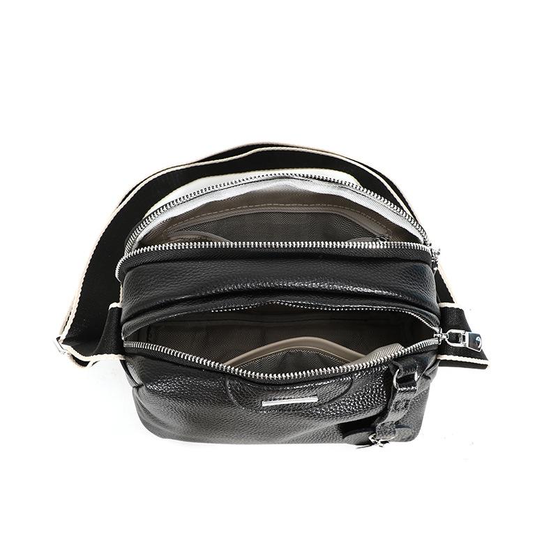Real cowhide women's bag new trendy fashion large capacity shoulder messenger bag first layer cowhide