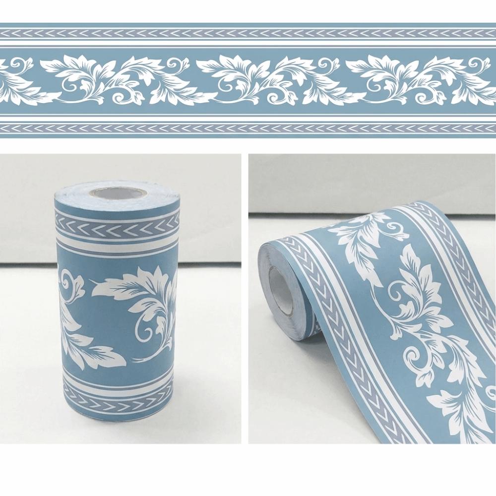 Fashion 5 Meter Wall Base Self Adhesive Thickened Wall Sticker Soft Anti-collision Skirting Line Bedroom