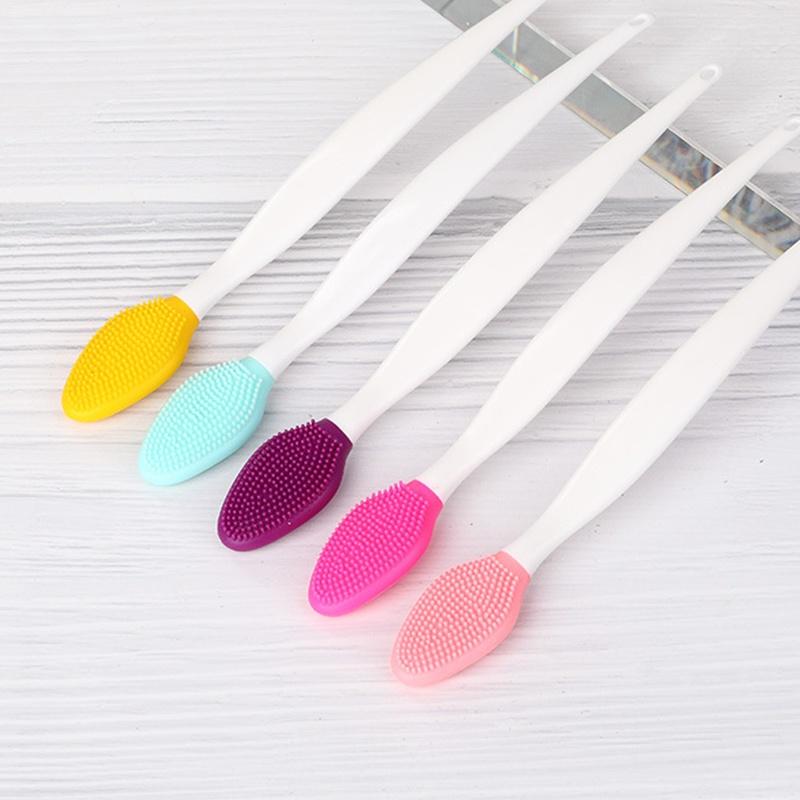 Soft Silicone Facial Cleansing Brush For Exfoliation And Blackhead Removal