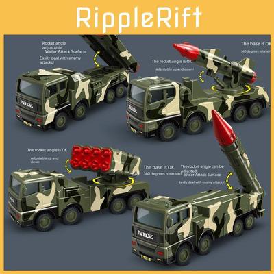 Educational Toy Military Car Inertial Operation Interactive Weapon Components