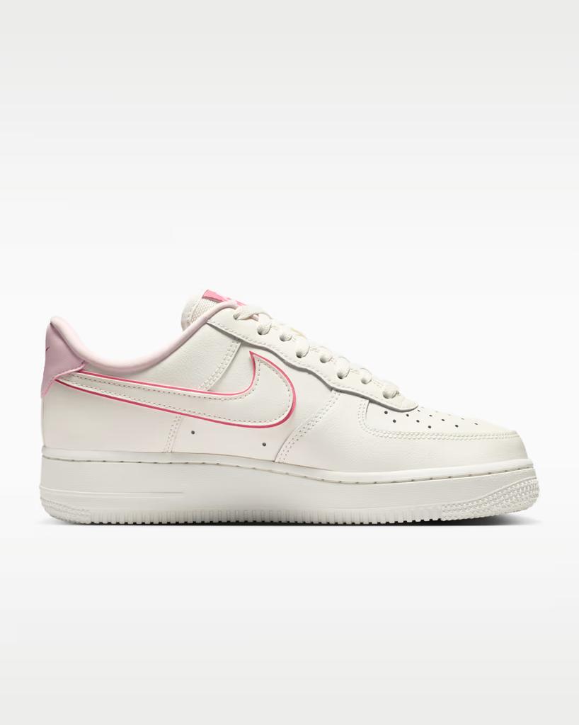 IO4226-104 Nike Air Force 1 Low 07 Sail Peony Pink (Women's)