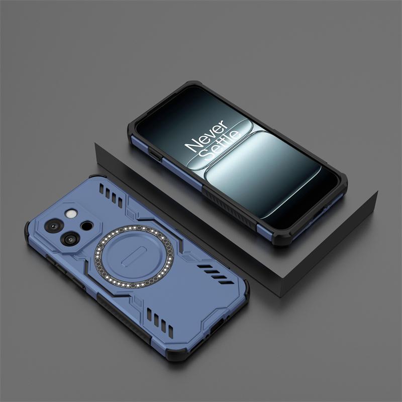 Shockproof Armor Case For OnePlus 13S Magnetic Adsorption Wireless Charge Cover OnePlus 13S Case For OnePlus 13S Case 6.32 inch