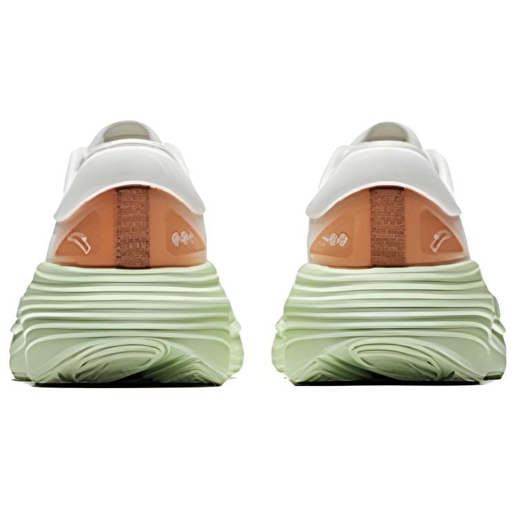 New ANTA Travel Steps 2 Running Shoes Women's Low Top White Green 122535545-5