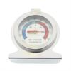 Portable Round Steel Freezer Dial Kitchen Stainless Refrigerator Thermometer