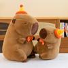 Chapeau d'anniversaire Kapibara Mignon Capybara Peluche Poupée Mignonne Poupée pour Enfants Cadeau