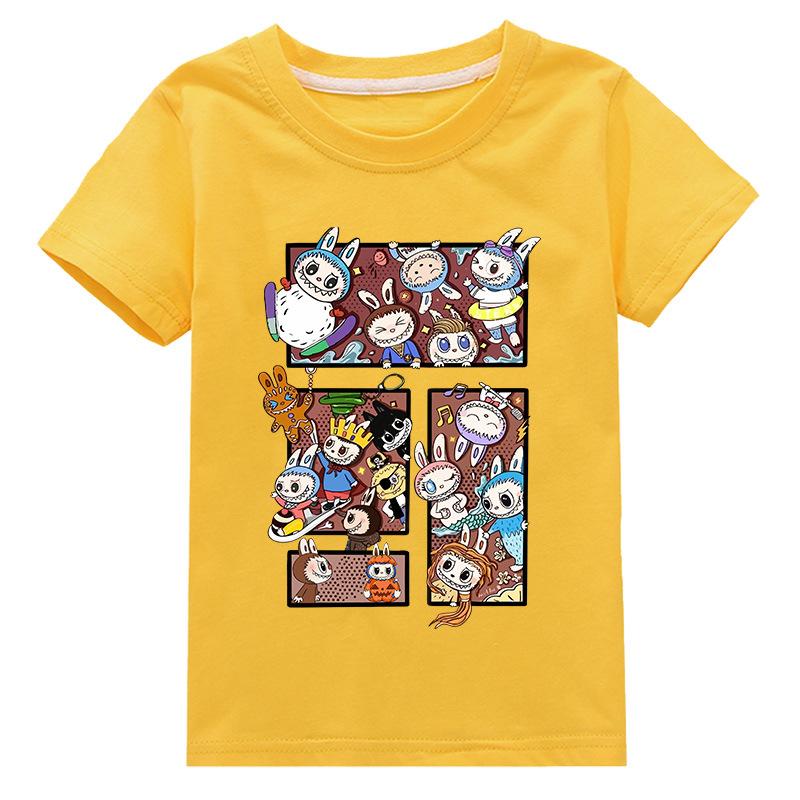 Casual children's short-sleeved T-shirts for boys and girls
