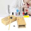 440HZ Tuning Fork Virbration Experimental Instrument with Wood Resonator Box & Knocker