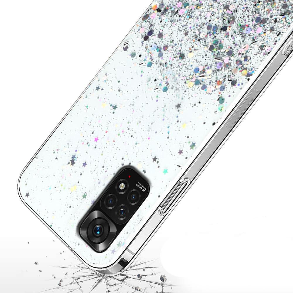 Case for Xiaomi Redmi Note 11/11S, Glittery, transparent
